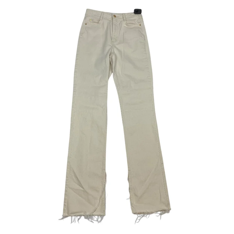 XL Men's JeansJeans Straight By Zara In Cream Denim, Size: 2