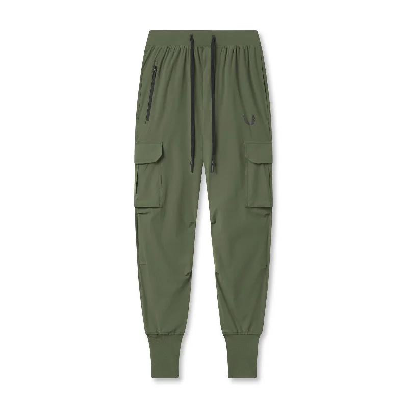 Men's Pants with Ripped and Distressed Details0825. Tetra-Lite® Cargo High Rib Jogger - Olive