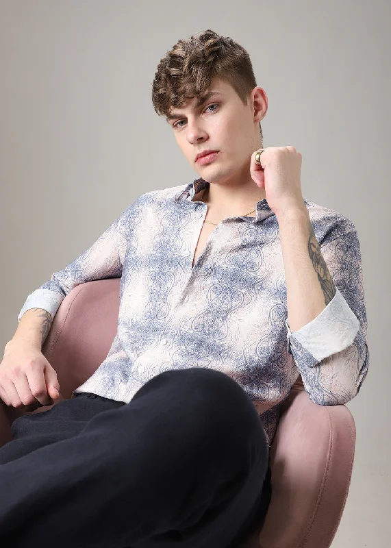 Men's Graphic Print T-Shirts for a Statement LookSymmetry Floral Print Shirt