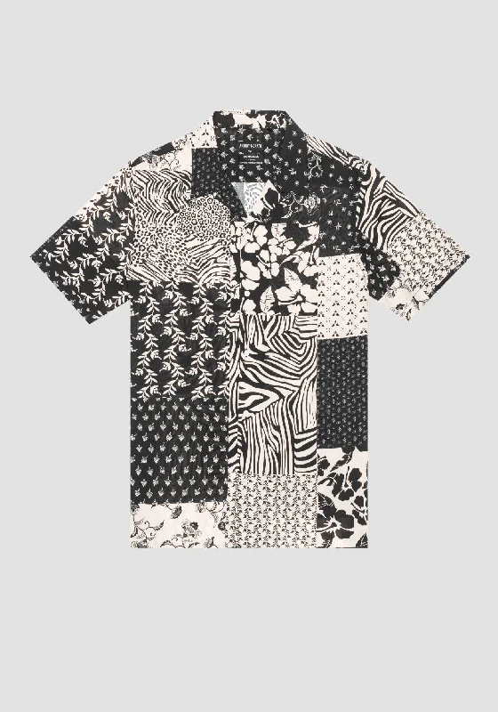 Men's Geometric Print Shirts for a Modern TwistANTONY MORATO HONALULU SHIRT MMSS 00171-BLACK Men's Geometric Print Shirts for a Modern TwistANTONY MORATO HONALULU SHIRT MMSS 00171-BLACK