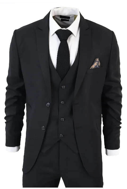 IM1 Classic Plain 3 Piece Suit