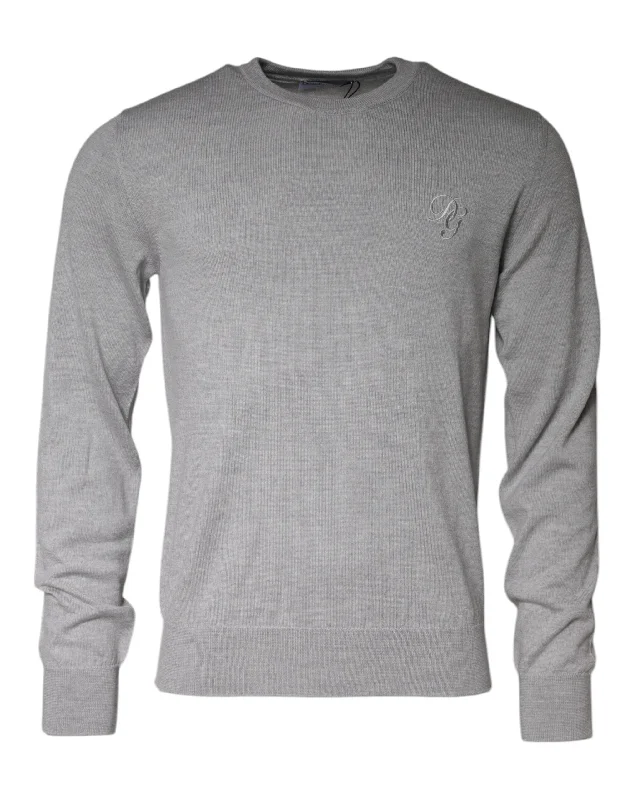 Men's Sweaters with Mock-Neck DesignsDolce & Gabbana Wool Crew Neck Pullover Men's Sweater (Pre-Owned) Men's Sweaters with Mock-Neck DesignsDolce & Gabbana Wool Crew Neck Pullover Men's Sweater (Pre-Owned)