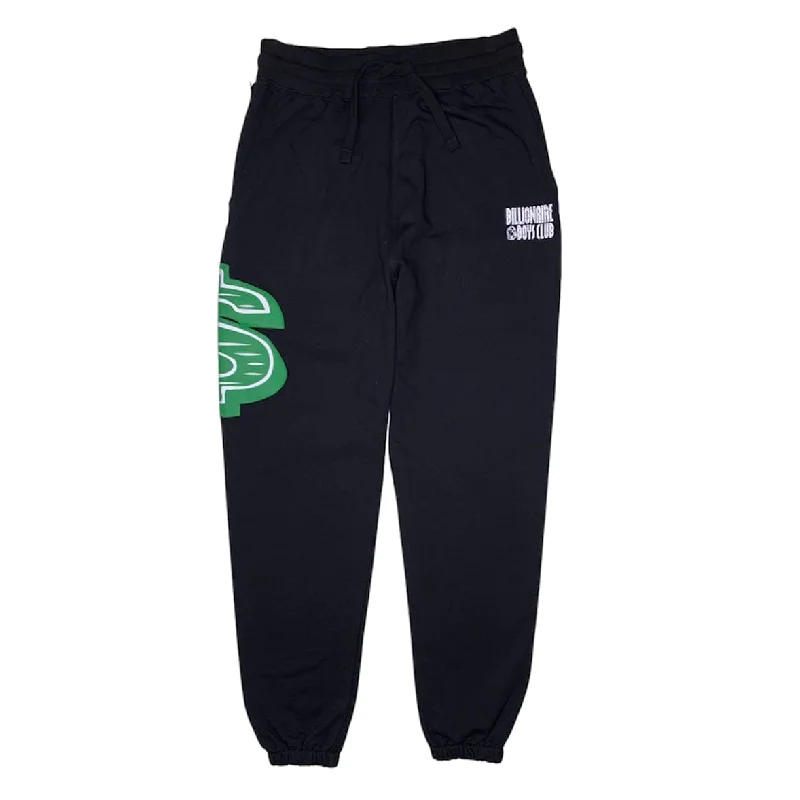 Men's Pants with Hidden ButtonsBillionaire Boys Club BB Straight Font Sweatpants (Black) 831-1109