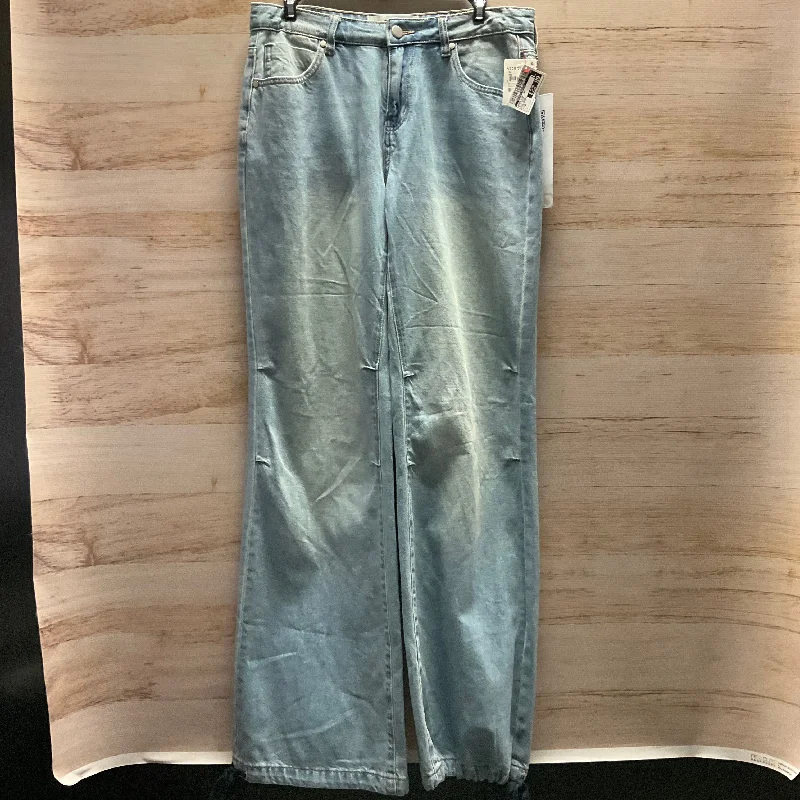 Men's Jeans with EmbroideryJeans Wide Leg By Clothes Mentor In Blue Denim, Size: 6