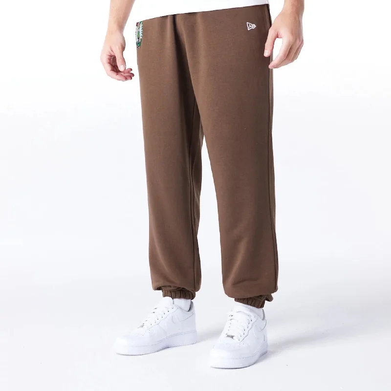 Men's Casual Pants for Everyday WearBoston Celtics League Essential Dark Brown Track Joggers