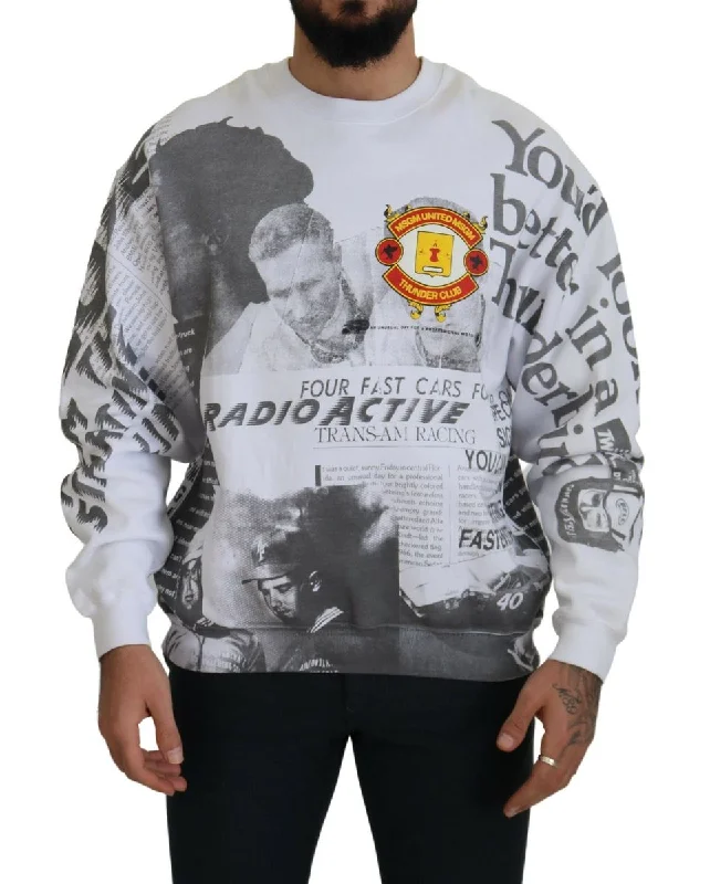 Men's Sweaters with Unique and Custom DesignsMSGM Cotton Crewneck Pullover Sweatshirt Men's Sweater Men's Sweaters with Unique and Custom DesignsMSGM Cotton Crewneck Pullover Sweatshirt Men's Sweater