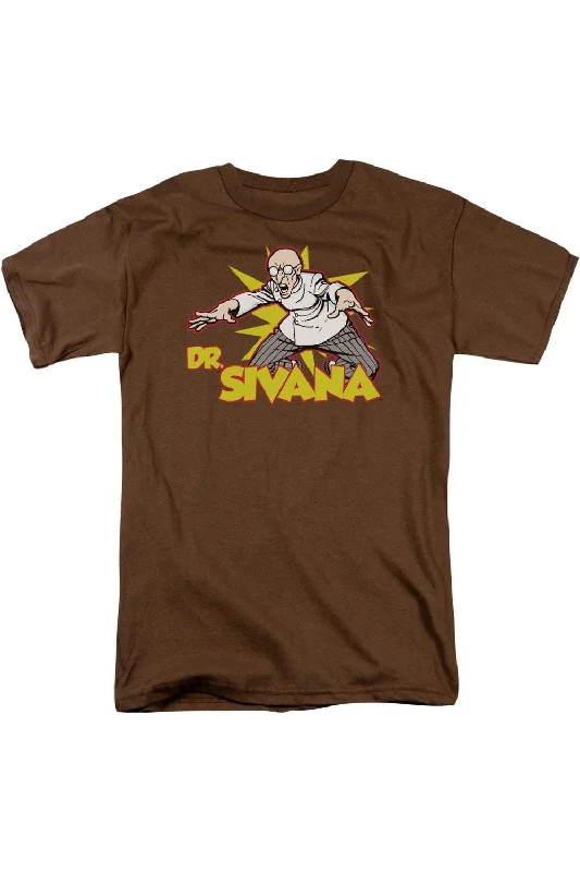 Men's Shirts with UV ProtectionDC Comics Dr Sivana Short Sleeve Adult Tee / T-Shirt
