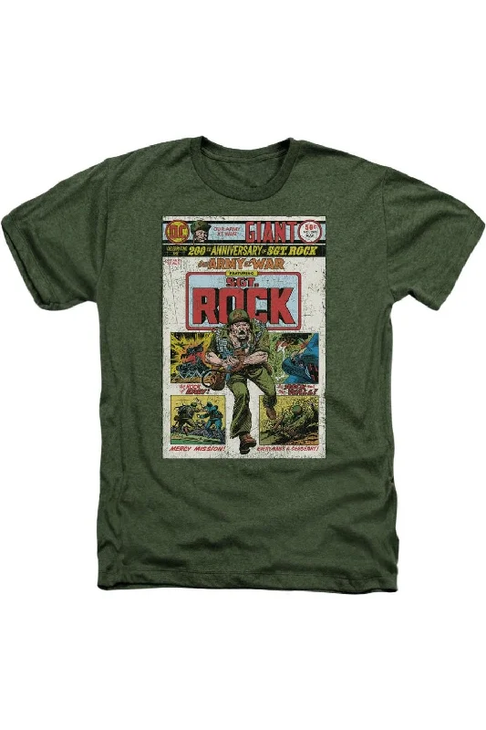 Men's Shirts for BoatingDC Comics St Rock Cover Adult Heather Tee / T-Shirt