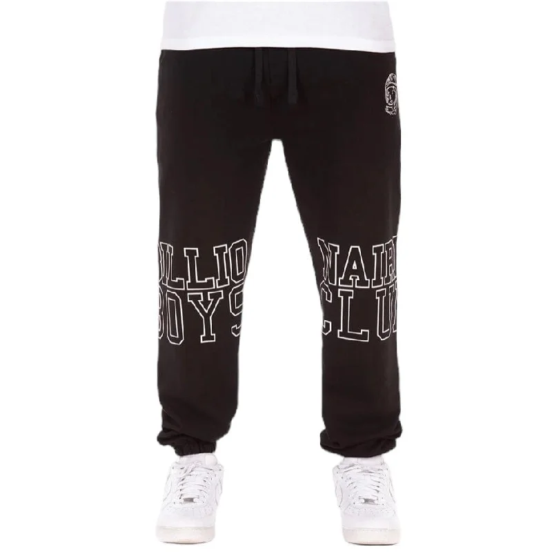 Men's Zippered Pants for SecurityBillionaire Boys Club BB Academic Sweatpants (Black) 831-8100
