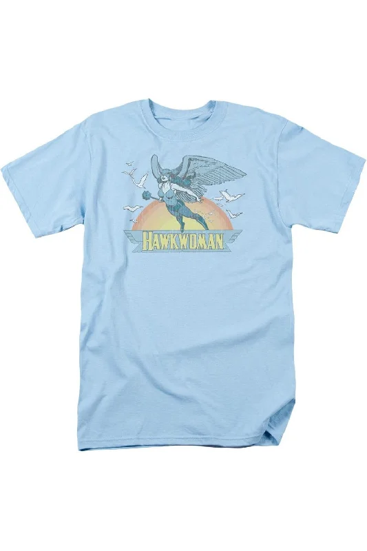 Men's Shirts for HikingDC Comics Hawkwoman Short Sleeve Adult Tee / T-Shirt