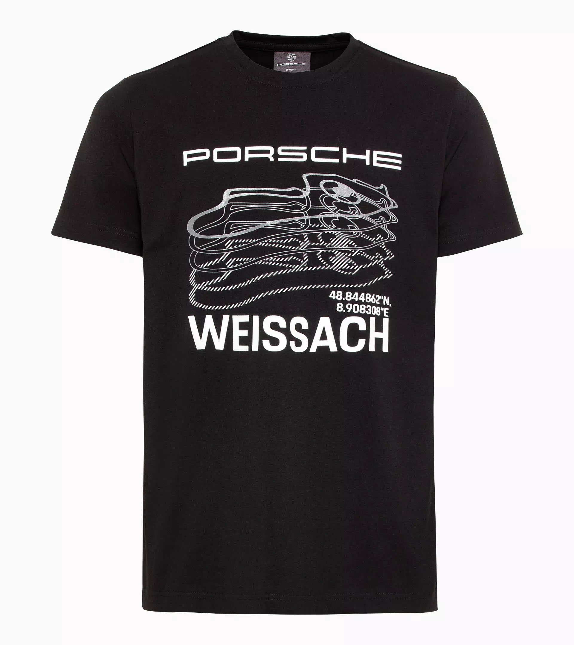 Men's Dressy Shirts for Formal EventsPorsche Men's T-shirt (Black) - Weissach