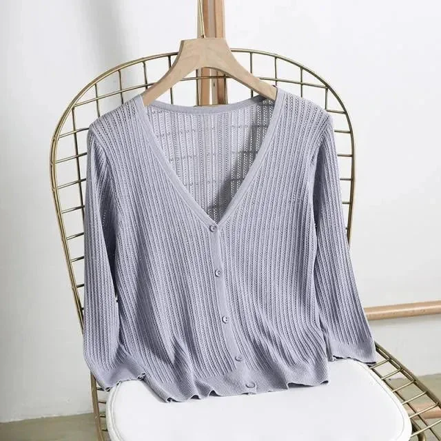 Men's Sweaters with Embroidered DesignsSummer Cardigan Sweaters For Women