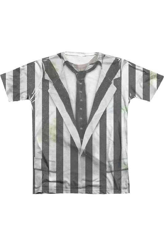 Men's Casual Shirts for Everyday WearBeetlejuice Beetlejuice Suit (Front/Back Print) Adult Poly/Cotton Short Sleeve Tee / T-Shirt Men's Casual Shirts for Everyday WearBeetlejuice Beetlejuice Suit (Front/Back Print) Adult Poly/Cotton Short Sleeve Tee / T-Shirt