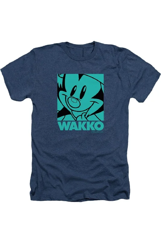 Men's Shirts with Wingtip CollarsAnimaniacs Pop Wakko Adult Heather Tee / T-Shirt
