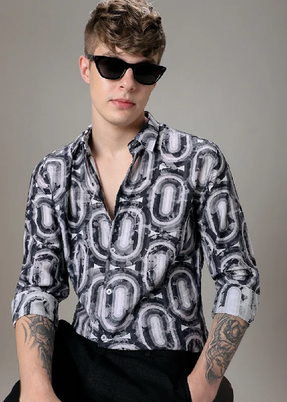 Men's Polo Shirts for Sports and Casual WearGeometric Plaid Pink Floral Print Shirt