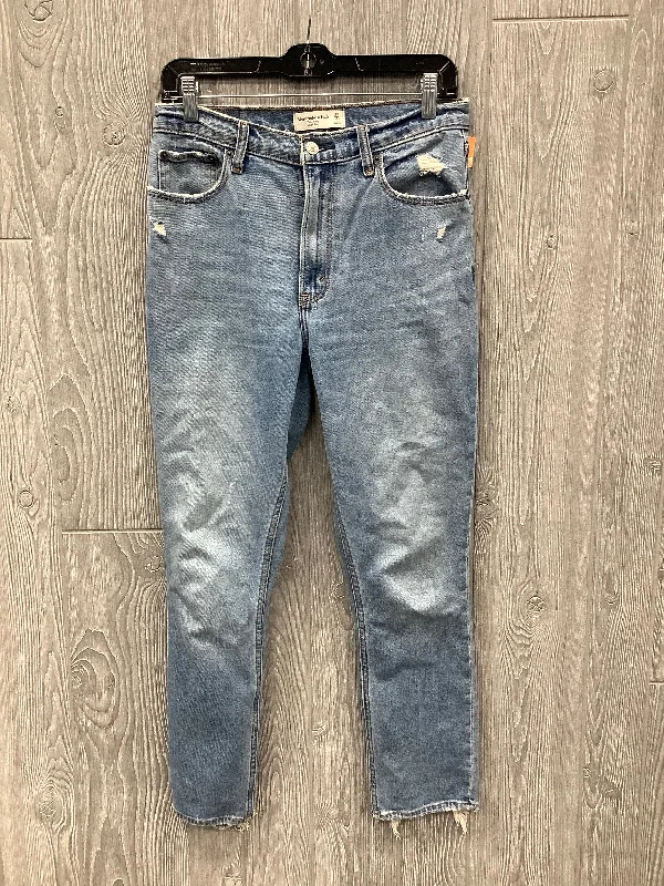 Men's Jeans with Elastic WaistbandsJeans Skinny By Abercrombie And Fitch In Blue, Size: 4 Men's Jeans with Elastic WaistbandsJeans Skinny By Abercrombie And Fitch In Blue, Size: 4