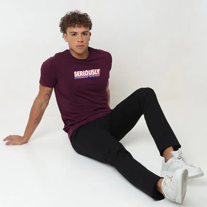 Men's Shirts with Convertible CollarsGraphic Tees - Cotton Jersey Regular Fit T-Shirt *WoW Price*