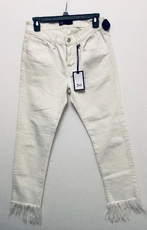 Men's Jeans with Fashionable RipsJeans Skinny By Clothes Mentor In White, Size: 2