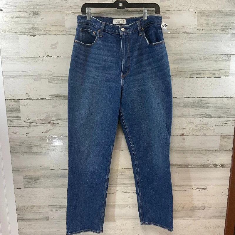 Everyday Casual Men's JeansJeans Straight By Abercrombie And Fitch In Blue Denim, Size: 12 Everyday Casual Men's JeansJeans Straight By Abercrombie And Fitch In Blue Denim, Size: 12