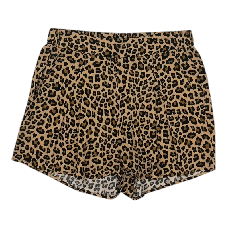 Stylish Men's Cargo PantsShorts By Ee Some In Animal Print, Size:M
