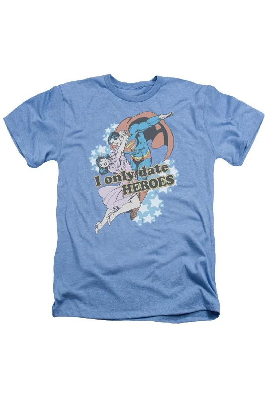 Solid-Colored Men's ShirtsDC Comics Fickle Adult Heather Tee / T-Shirt