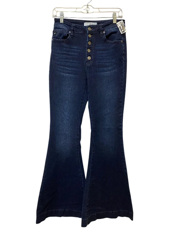 Men's Jeans with Functional PocketsJeans Flared By Kancan In Blue Denim, Size: 6