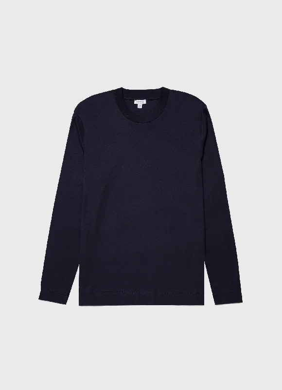 Men's Shirts with UV ProtectionMen's Long Sleeve Heavyweight T-shirt in Navy