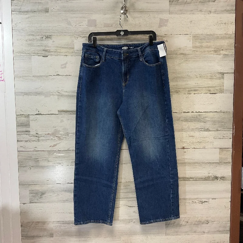 Best Fitting Men's JeansJeans Wide Leg By Old Navy In Blue Denim, Size: 14
