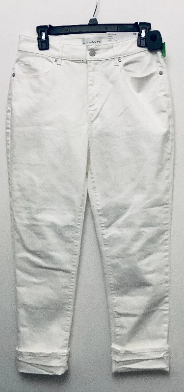 Men's Jeans with Functional PocketsJeans Straight By Loft In White, Size: 4