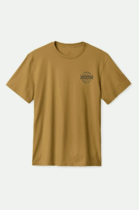 Men's Shirts with Chest PocketsGibson S/S Standard T-Shirt - Dijon Worn Wash