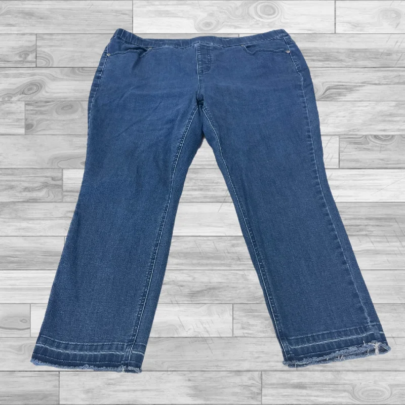 Designer Skinny Men's JeansJeans Jeggings By Isaac Mizrahi Live Qvc In Blue Denim, Size: 20 Designer Skinny Men's JeansJeans Jeggings By Isaac Mizrahi Live Qvc In Blue Denim, Size: 20