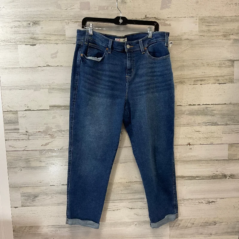 Flexible Stretch Men's JeansJeans Boyfriend By Levis In Blue Denim, Size: 12