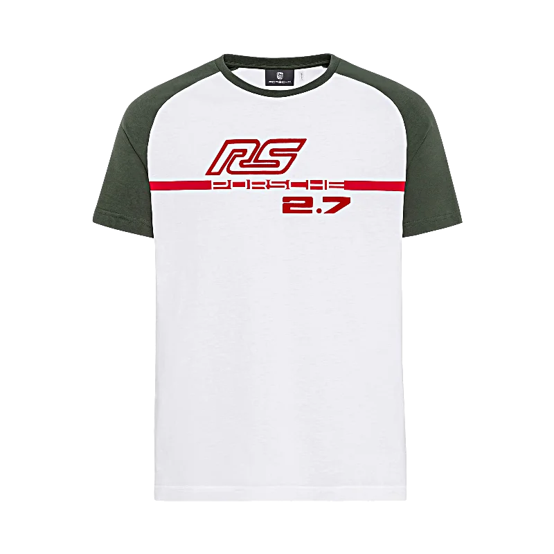 Men's Shirts for CampingPorsche Mens T-Shirt (Green) - Carrera RS 2.7