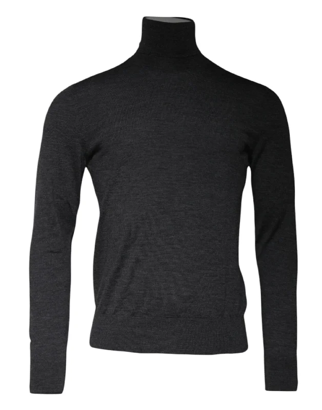Men's Sweaters in Neutral ColorsDolce & Gabbana Wool Knit Turtleneck Pullover Men's Sweater Men's Sweaters in Neutral ColorsDolce & Gabbana Wool Knit Turtleneck Pullover Men's Sweater