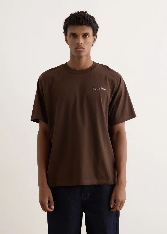Men's Shirts with Double-Breasted DesignsWordmark T-Shirt