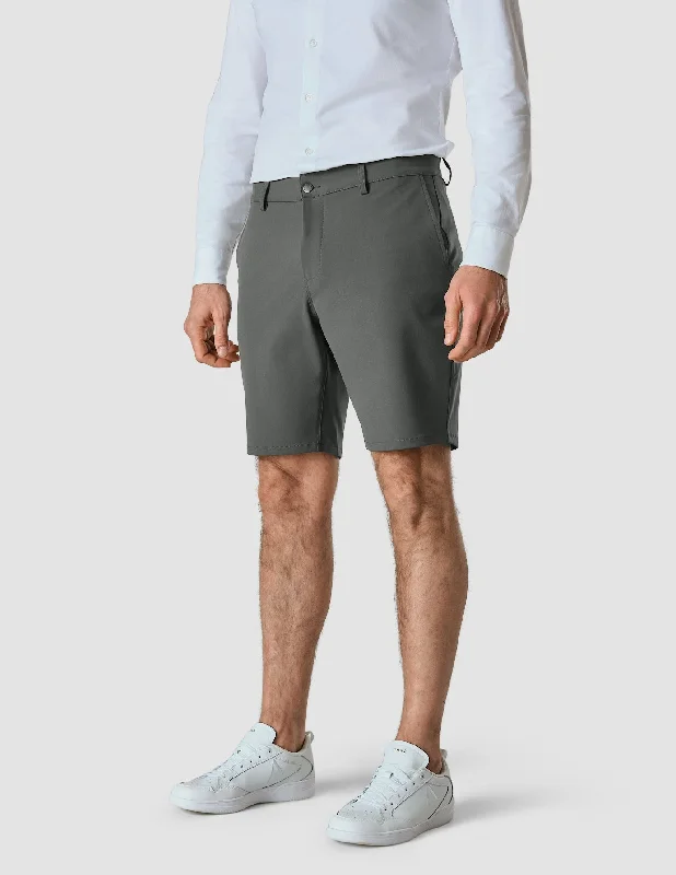 Men's Pants with Turn-Up CuffsEssential Shorts Grey