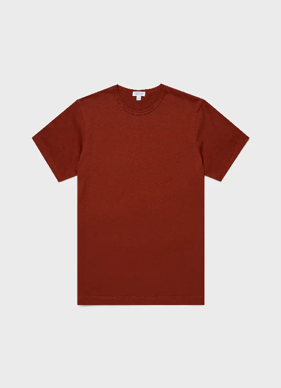 Men's Shirts with Wingtip CollarsMen's Classic T-shirt in Dark Clay