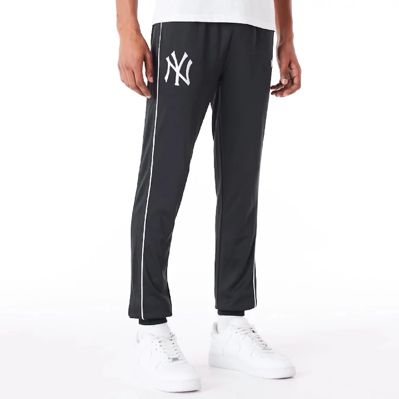 Men's Dress Pants for Special OccasionsNew York Yankees MLB Track Pant Black Fleece Track Joggers