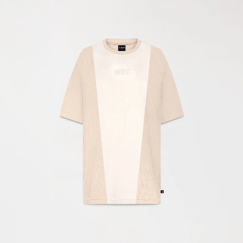 Men's Shirts with Embellished SleevesBLEIS T-SHIRT OVERSIZED MEN IRISH CREAM