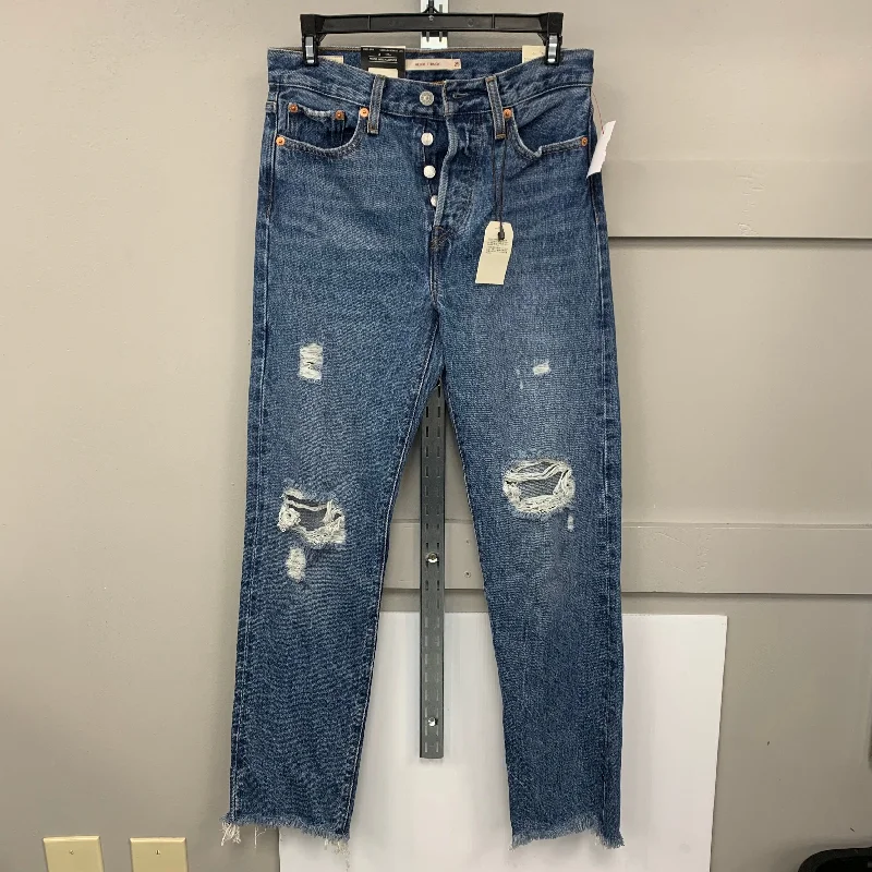 XL Men's JeansJeans Wedgie Straight By Levis In Blue Denim, Size: 0