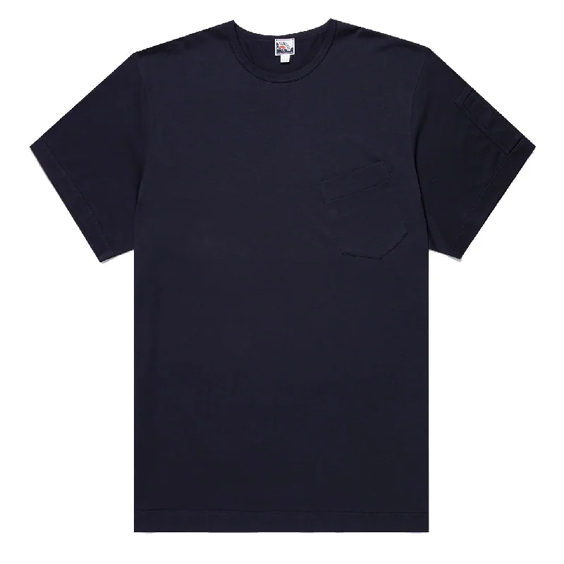 Men's Shirts with Bow TiesSunspel X Nigel Cabourn T-Shirt Navy