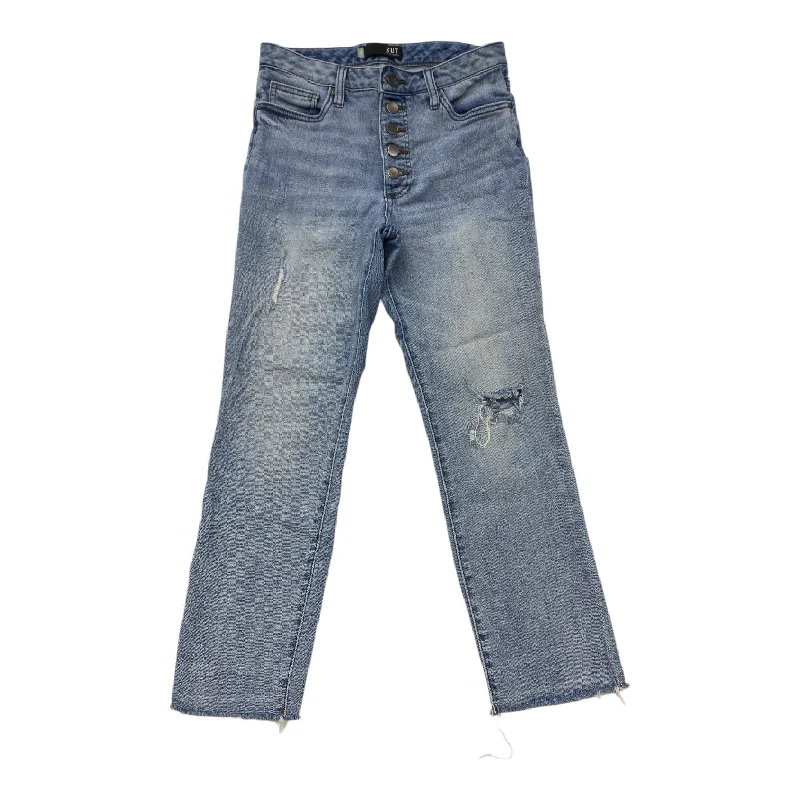 Fashionable Men's JeansJeans Straight By Kut In Blue Denim, Size: 4