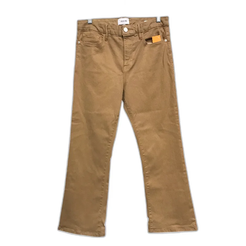 Fashion-Forward Men's JeansJeans Boot Cut By Frame In Tan, Size: 12