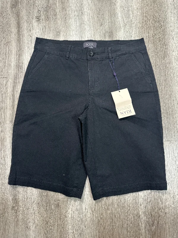 Wide-Leg Men's JeansShorts By Not Your Daughters Jeans In Black, Size: Xs