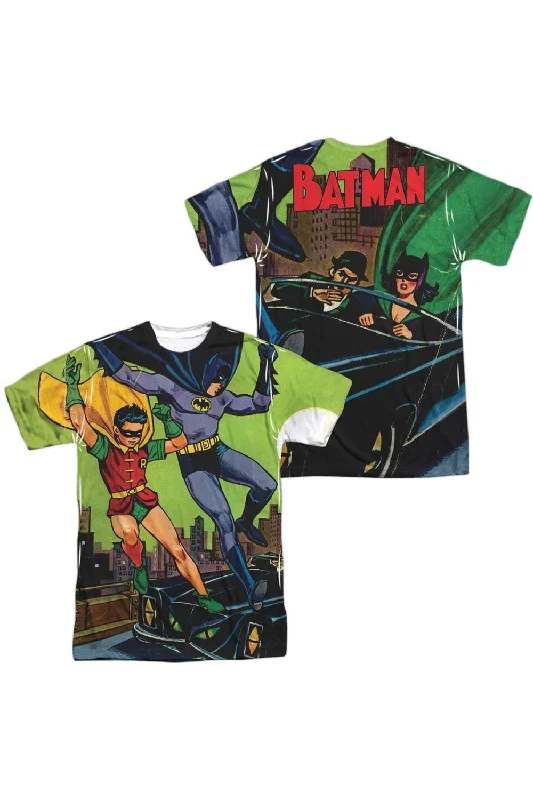 Men's Shirts for HikingBatman Getaway (Front/Back Print) Short Sleeve Adult Poly Crew Tee / T-Shirt Men's Shirts for HikingBatman Getaway (Front/Back Print) Short Sleeve Adult Poly Crew Tee / T-Shirt