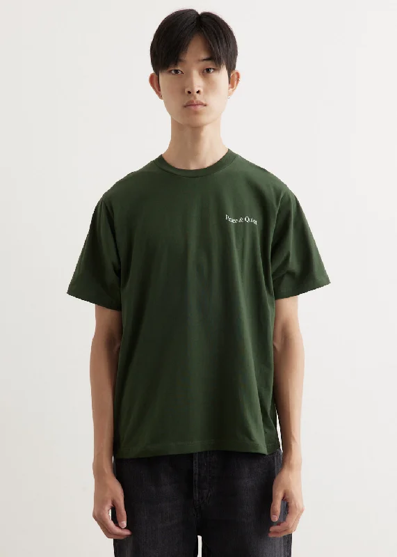 Men's Shirts with Mandarin CollarsWordmark T-Shirt