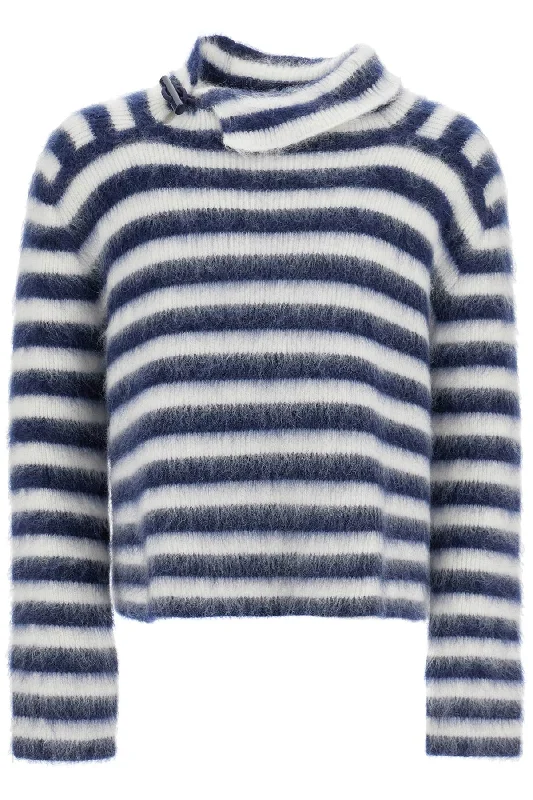 Men's Sweaters with Ribbed HemsJacquemus Men's 'Marina's Mohair Sweater