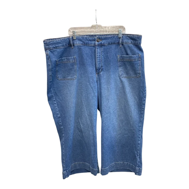Men's Jeans for a Dressy OccasionJeans Cropped By Liz Claiborne In Blue, Size:22