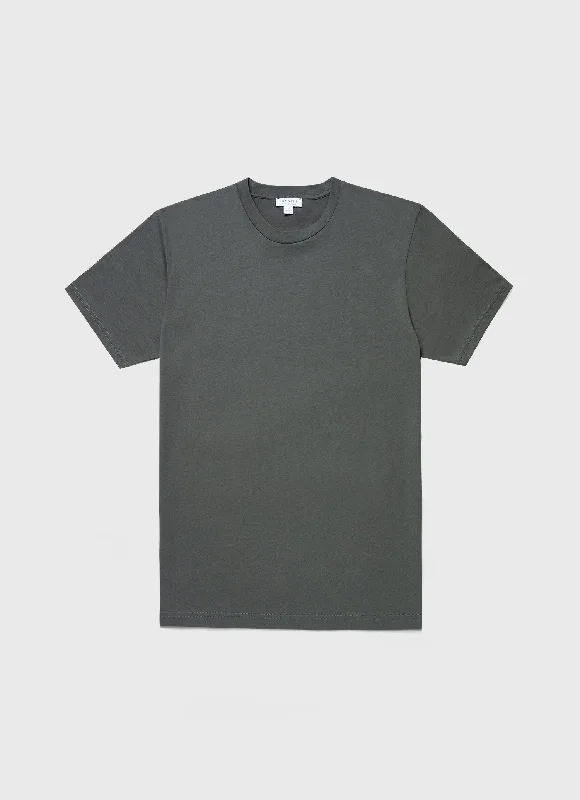 Men's Flowy Shirts for a Relaxed LookMen's Riviera Midweight T-shirt in Drill Green