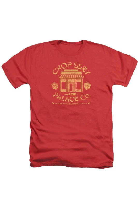 Men's Long-Sleeved ShirtsA Christmas Story Chop Suey Palace Co Adult Heather Tee / T-Shirt Men's Long-Sleeved ShirtsA Christmas Story Chop Suey Palace Co Adult Heather Tee / T-Shirt